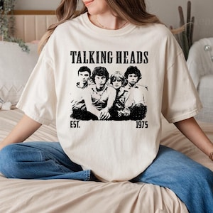 Talking Heads Shirt, Talking Heads Rock Band Shirt, Retro Shirt, Vintage Shirt, Classic Shirt, Gifts for him, Christmas Gifts