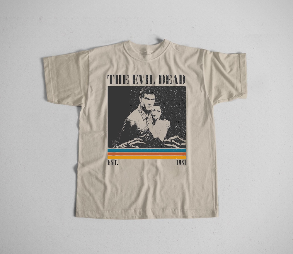 Metroz Style The Evil Dead Shirt, Film Shirt, Retro T-Shirt, Minimalist Shirt, Retro Shirt, Vintage Shirt, Classic Shirt, Gifts For Him