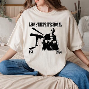 Leon The Professional Shirt, Movie Shirt, Film Shirt, Vintage Shirt, Retro Shirt, Classic Shirt, Gifts for him, Christmas Gifts