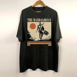Camiseta de El Mandaloriano, Camiseta de Star Wars, Camiseta Vintage, Camiseta Retro, Camiseta Clásica, Regalos para él, Regalos de Navidad