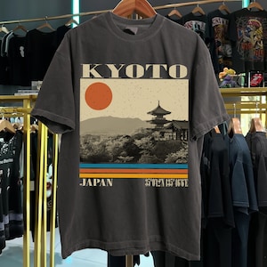 Maglietta Kyoto, Maglietta Comfort Colors, Maglietta Giappone, Maglietta Città di Kyoto, T-shirt Kyoto, Felpa con cappuccio Kyoto, Felpa Kyoto, Maglietta da viaggio Kyoto