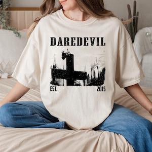 Daredevil Shirt, Daredevil Movie Shirt, Minimalist Shirt, Retro Shirt, Vintage Shirt, Classic T Shirt, Gifts for him, Christmas Gifts