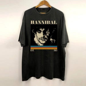 Hannibal Shirt, Hannibal Tv Series Shirt, Movie Shirt, Vintage Shirt, Retro Shirt, Classic Shirt, Gifts for him, Christmas Gifts