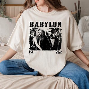 Babylon Shirt, Babylon Film Shirt, minimalistisches Shirt, Retro Shirt, Vintage Shirt, klassisches T Shirt, Geschenke für ihn, Weihnachtsgeschenke