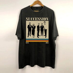 Opvolging shirt, successie shirt tv-serie, vintage shirt, retro shirt, klassiek shirt, cadeaus voor hem, kerstcadeaus