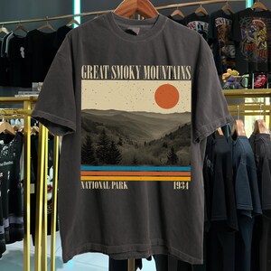 Great Smoky Mountains National Park Shirt, Tennessee Shirt, Comfort Colors Shirt, Great Smoky Mountains Shirt, Hiking Shirt, Gift for him