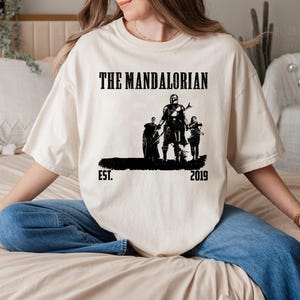 Camiseta de El Mandaloriano, Camiseta de Star Wars, Camiseta Vintage, Camiseta Retro, Camiseta Clásica, Regalos para él, Regalos de Navidad