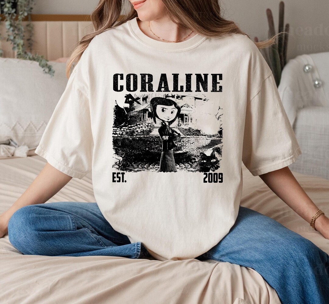 Coraline Shirt, Coraline Movie Shirt, Vintage Shirt, Retro Shirt