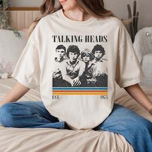 Talking Heads Shirt, Talking Heads Rock Band Shirt, Retro Shirt, Vintage Shirt, Classic Shirt, Gifts for him, Christmas Gifts