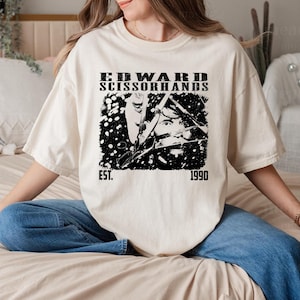 Edward Scissorhands Shirt, Movie Shirt, Film Shirt, Vintage Shirt, Retro Shirt, Classic Shirt, Gifts for him, Christmas Gifts