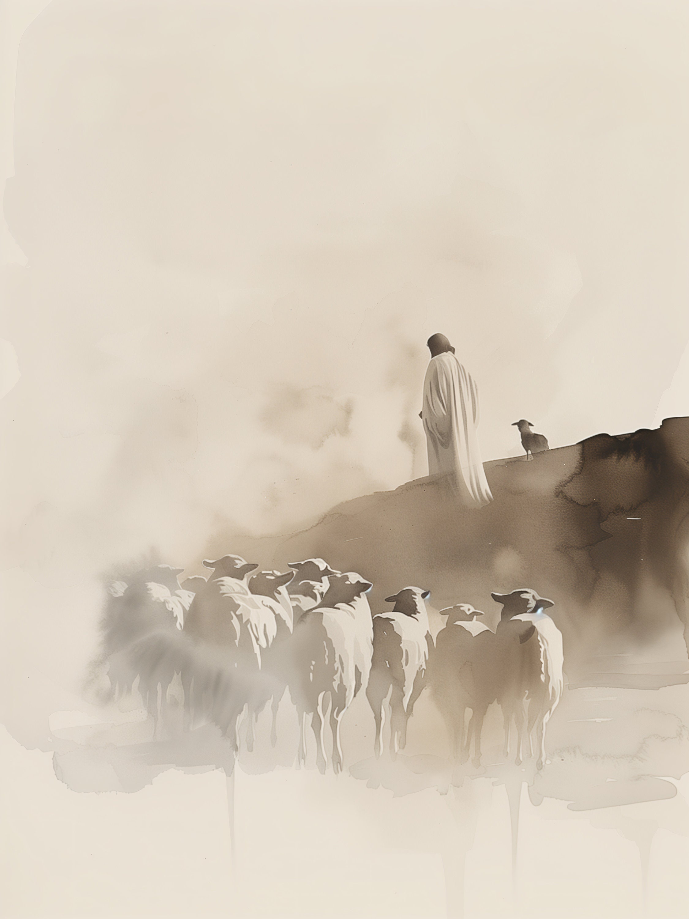 Cadre sur toile Jésus à bras ouverts 25x20 cm | vente en ligne sur