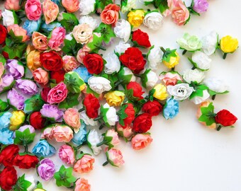 Coral Silk Flowers Etsy