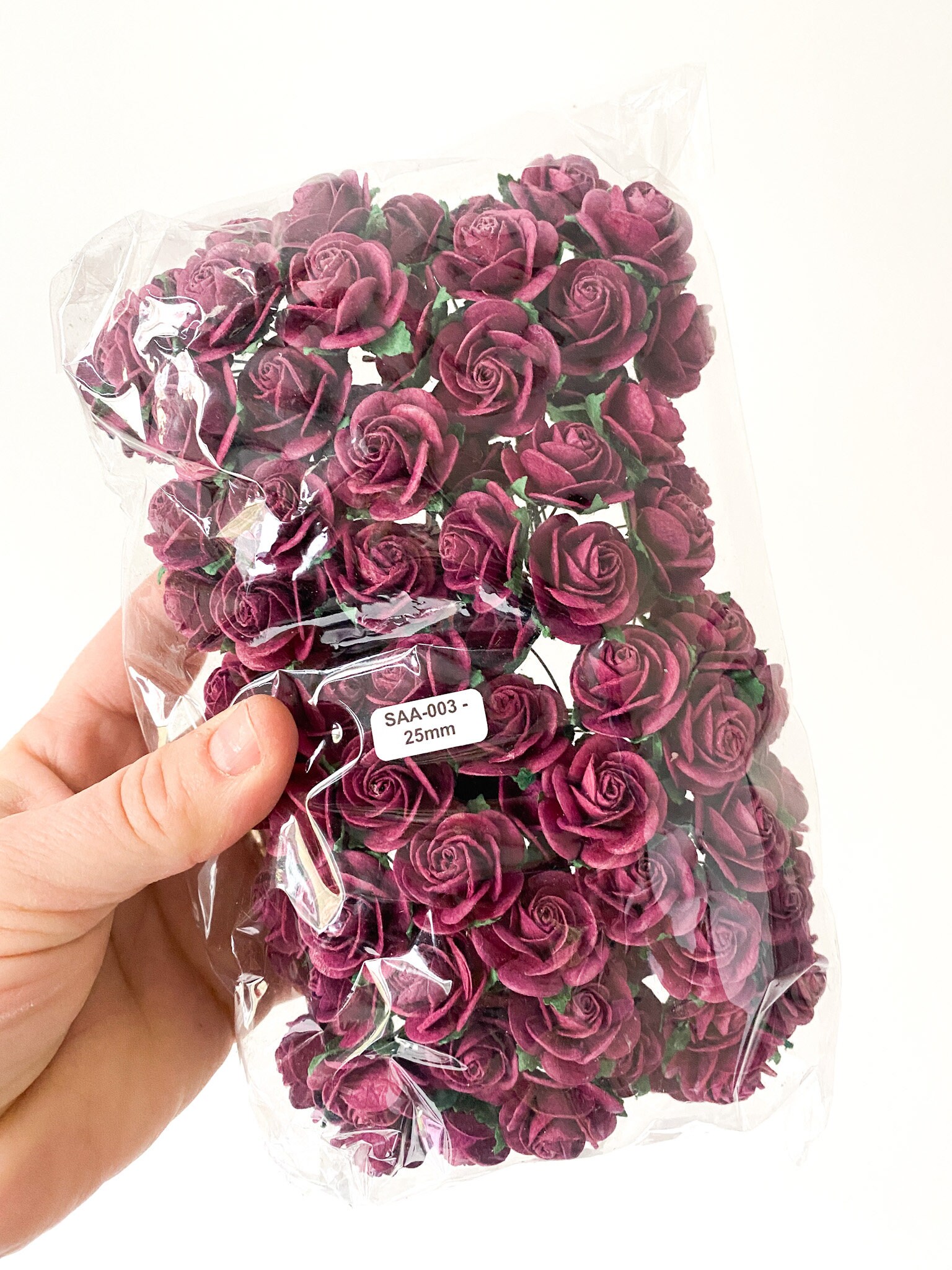 3 x RAW Customer Returns 100pcs 10mm Paper Flowers Mini Roses Artifici –  Jobalots Europe