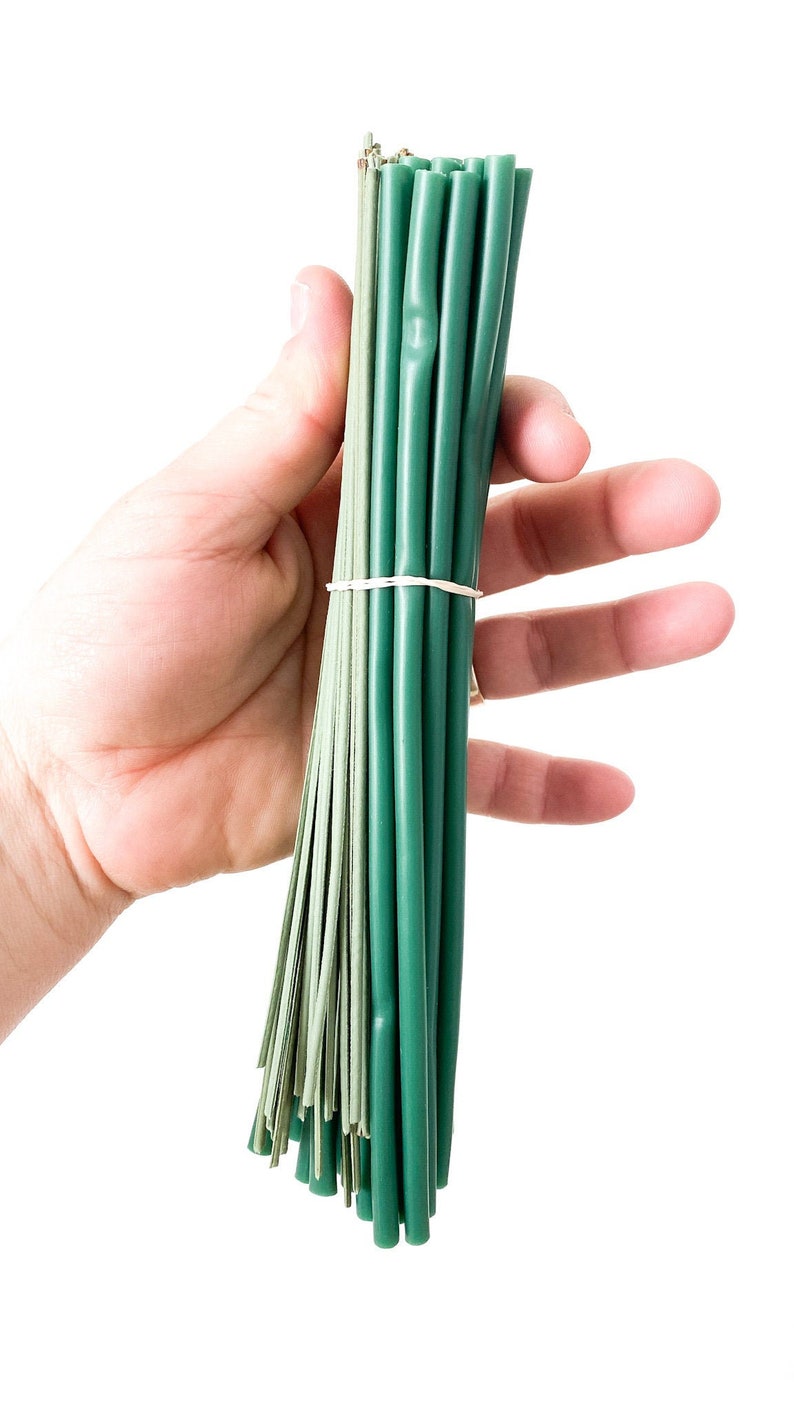 BULK 25 Artificial Flower Stem Covers With Stems 78 Inches Etsy