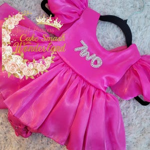 Two Princess Birthday shimmer Romper, two birthday dress, one birthday dress, bling birthday dress, one birthday romper, second birthday