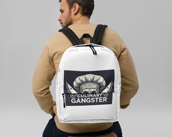 Culinary Gangster Backpack – Bold Chef & Foodie Bag, Durable Kitchen Lover Backpack, Trendy Culinary Gift
