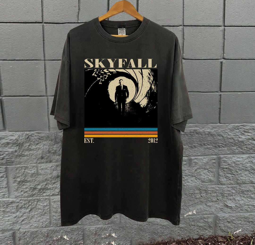 James Bond 007 Skyfall Tshirt, James Bond Shirt, Skyfall Movie Shirt ...