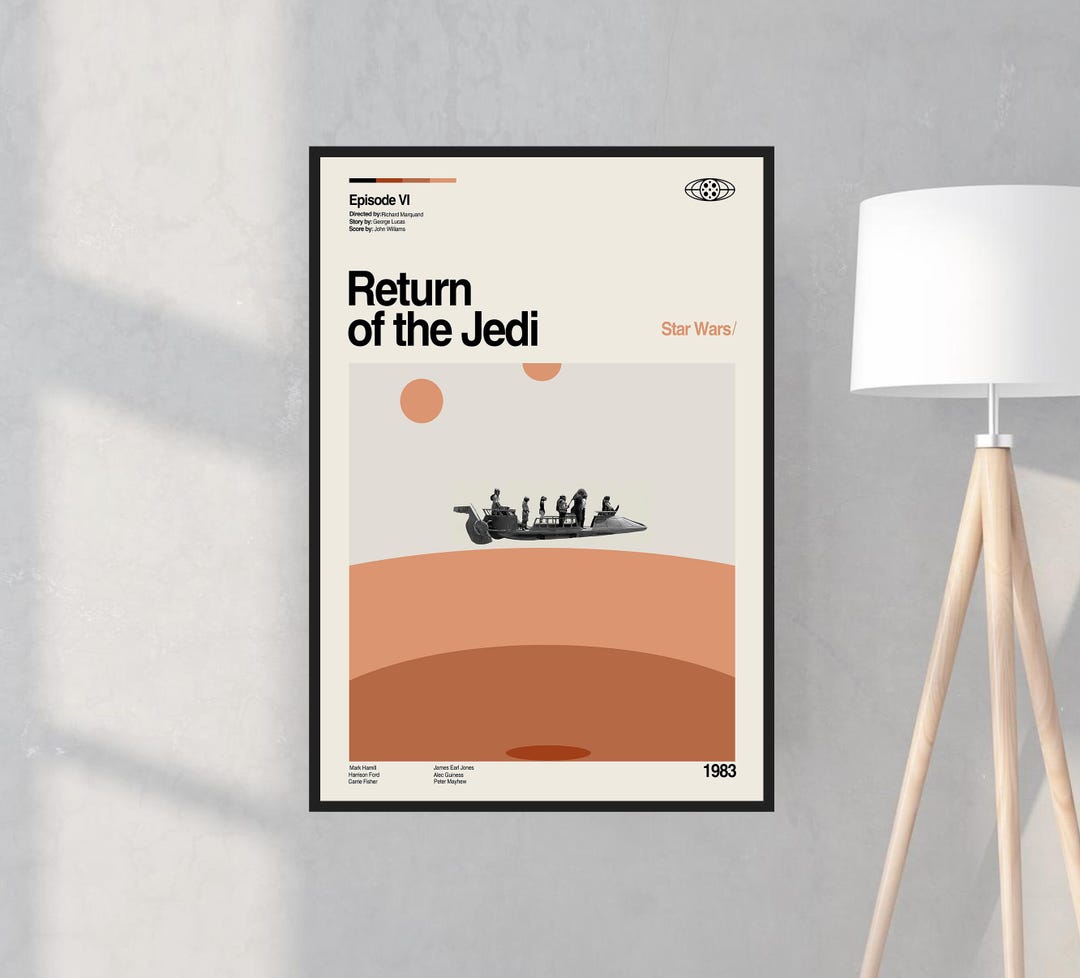 Return of the Jedi Star Wars Poster, Star Wars Print, Star Wars Art ...