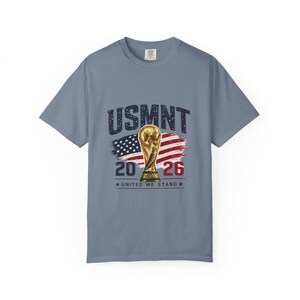 USMNT World Cup Trophy 2026 T-Shirt | American Flag Soccer Tee image 4