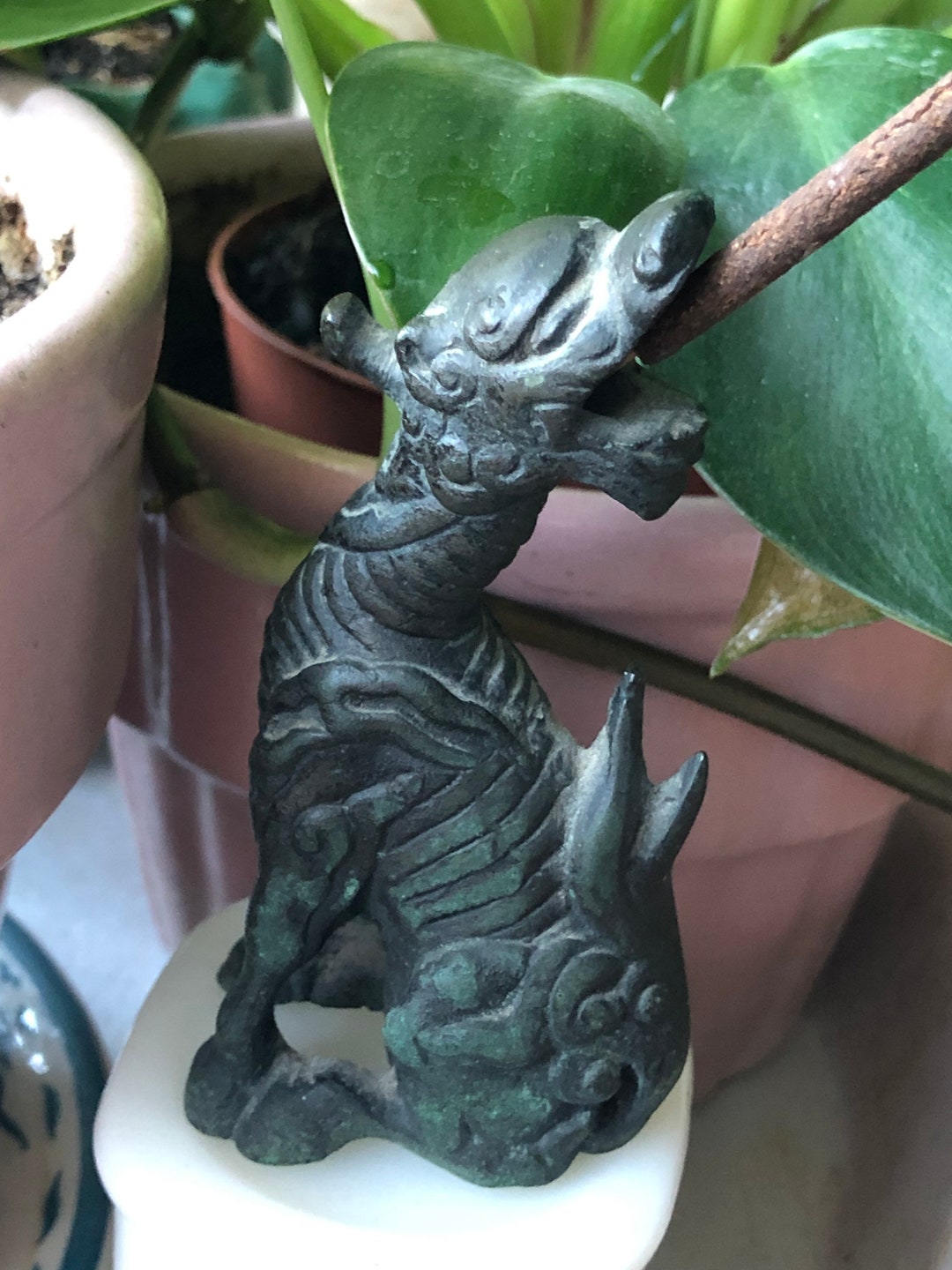 Bronze Chinese Incense Holder Etsy