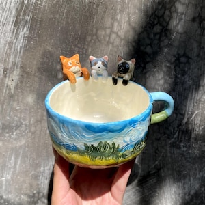 Custom Pet Mug: Ceramic Peekaboo Coffee Cup For Pet Mother Text Engraved