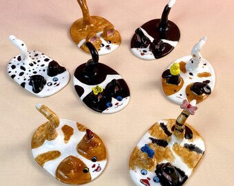 Custom Ceramic Pet Phone Holder: Handmade Birthday Gift