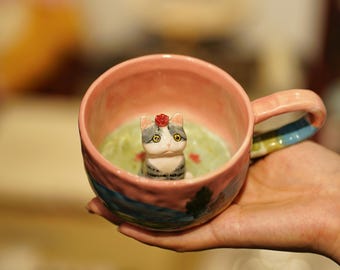 Custom Pet Mug: Personalized Ceramic Cat or Dog Coffee Cup