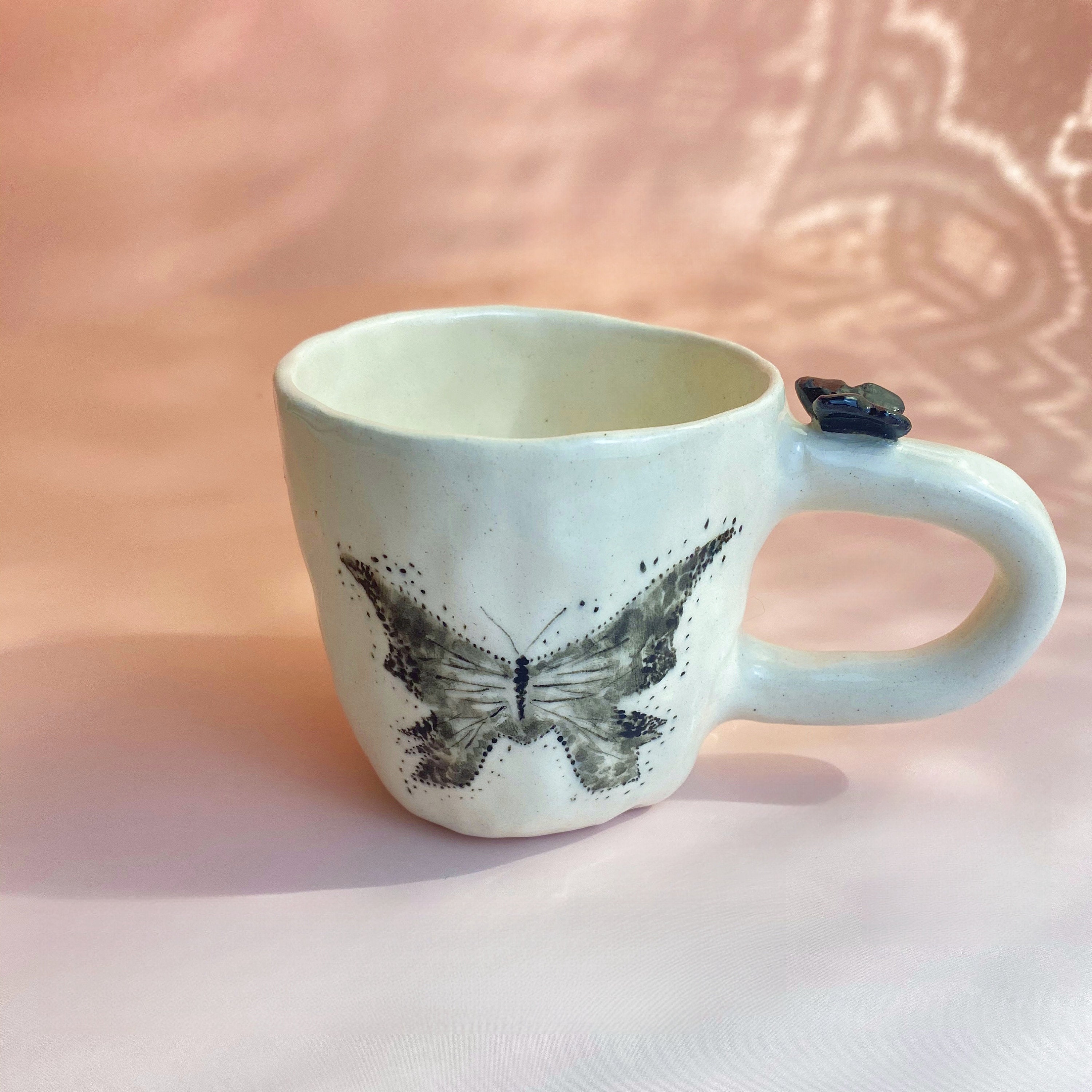 Butterfly Asda Dalmatian Dinner Set Pet Painted Mug