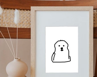 Cute unique doodle of your pet