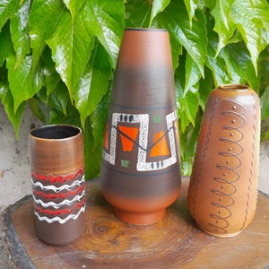 Vase, ceramic, mid-century, 1960s, vintage, design
