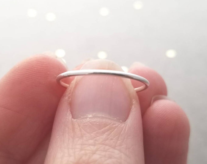 Tiny Silver Ring