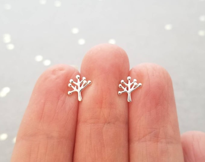 Tiny Tree Earrings