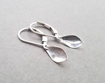 Sterling Silver Petal Earrings