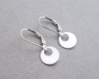 Small Disc Earrings