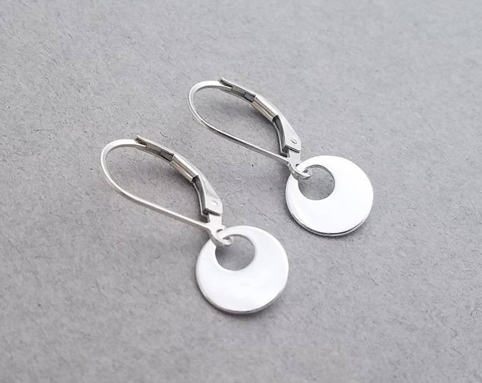 Small Disc Earrings