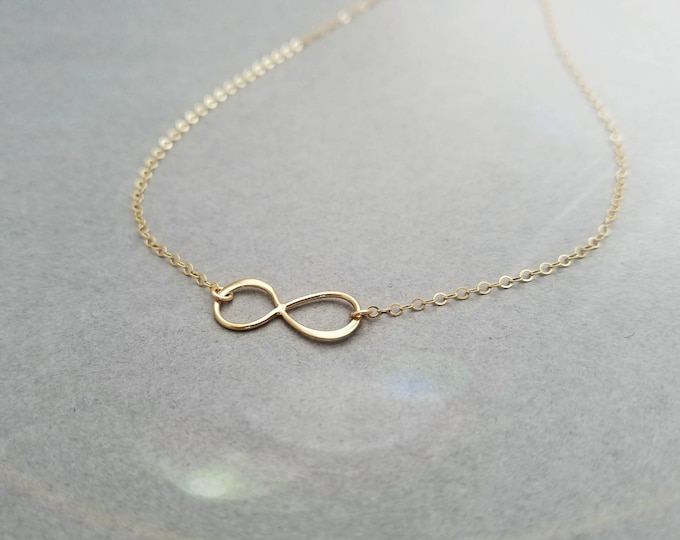 Gold Infinity Necklace