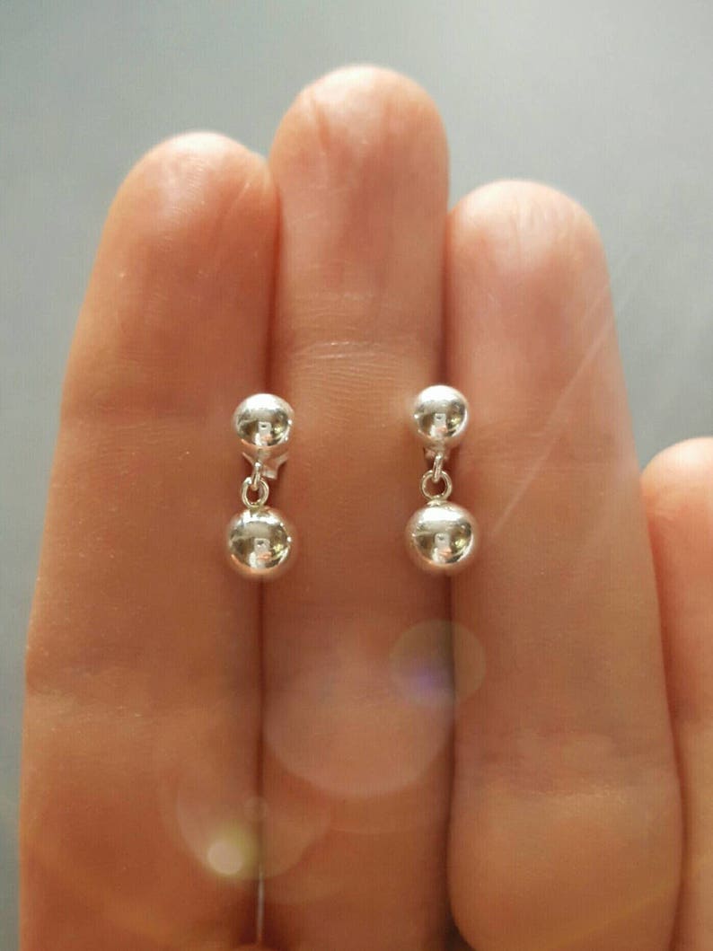 Sterling Silver Post Earrings Silver Stud Earrings 5mm and Etsy