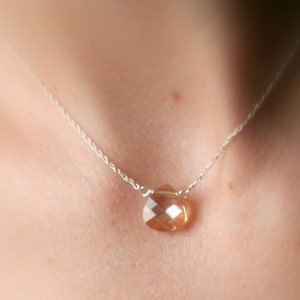 Swarovski Crystal Sterling Silver Necklace - you pick the color