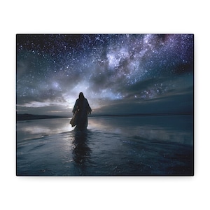 Creator of the stars. Jesus wall art image 1