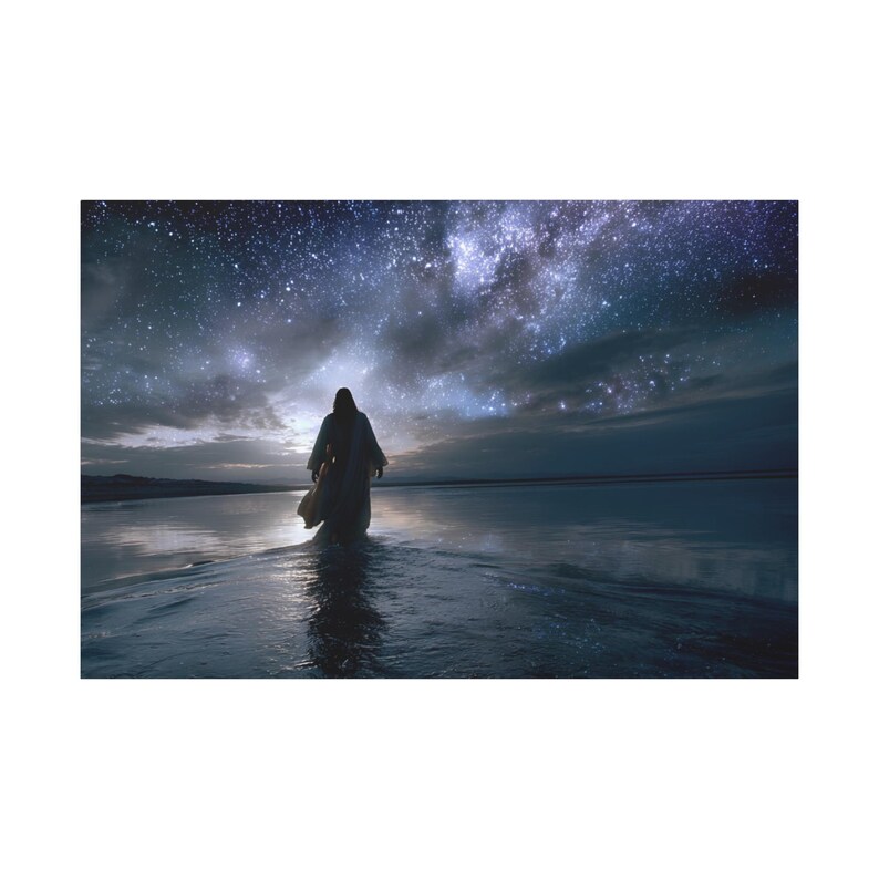 Creator of the stars. Jesus wall art image 11