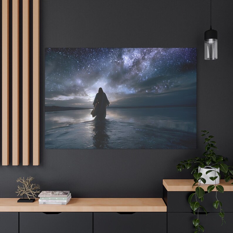 Creator of the stars. Jesus wall art image 14