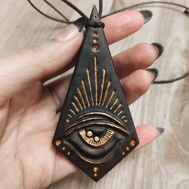 The Magick Eye Amulet Witch Talisman Evil Eye Charm All | Etsy
