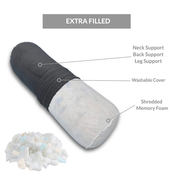 Aviiator Extra Filled Firm Bolster Pillow Round Cylinder Takiya Neck Roll Coor Etsy UK