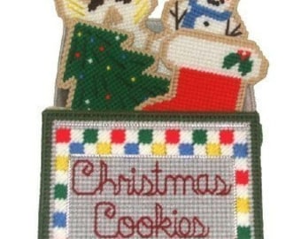 Christmas Cookies Coaster Set Plastic Canvas PDF PATTERN ONLY  **Not Finished Product**