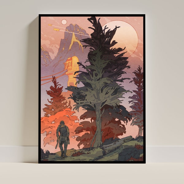 The Outer Worlds Poster - Etsy