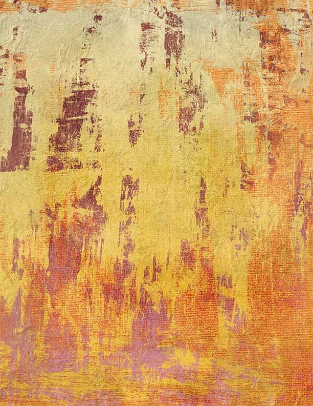 Pink Red Orange Yellow Painted Digital Prints Instant Download Set of 6 ...