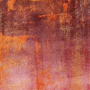 Pink Red Orange Yellow Painted Digital Prints Instant Download Set of 6 ...