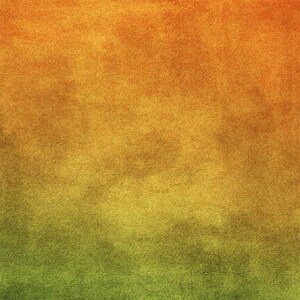 May include: A gradient background with a textured surface. The top of the background is a bright orange color that fades to a yellow color and then to a green color at the bottom.