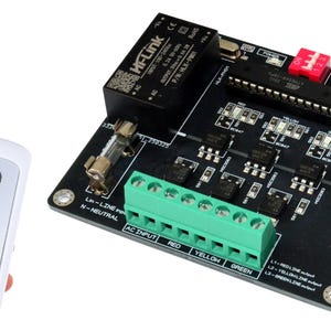 Remote Light Controller Sequencer with Remote Control, 150m Range, Multiple Operating Modes for Management, 700W output power, 110...240 VAC