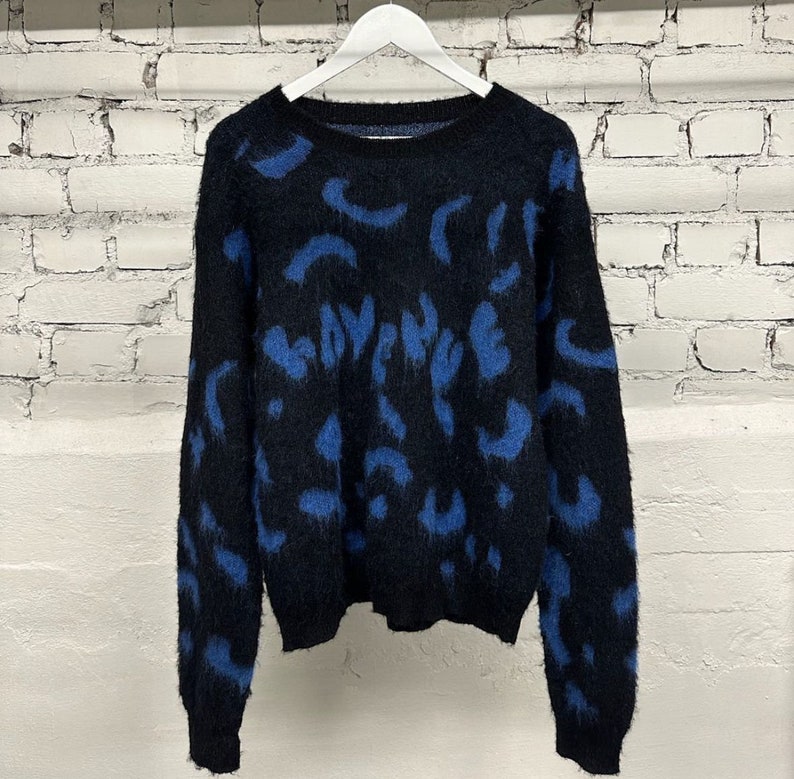 Blaubeer-Mohair-Pullover Bild 1